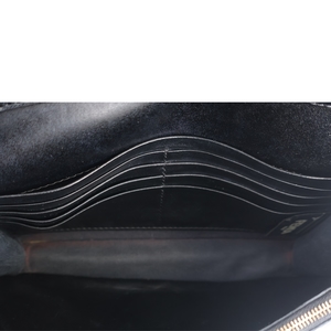 Leather Chain Wallet Black, view 8