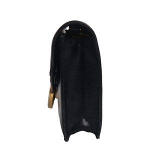 Leather Chain Wallet Black, view 6