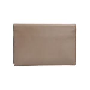 Leather Sunshine Chain Wallet Taupe, view 3