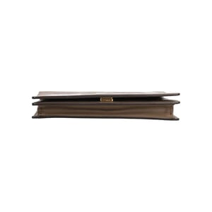 Leather Sunshine Chain Wallet Taupe, view 7