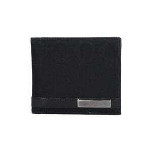 Canvas GG Bifold Logo Wallet Black