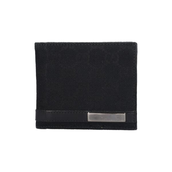Canvas GG Bifold Logo Wallet Black