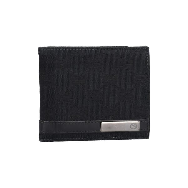 Canvas GG Bifold Logo Wallet Black