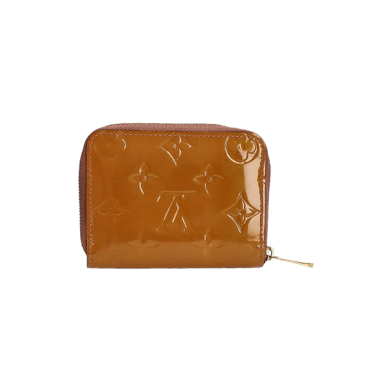 LOUIS VUITTON Vernis Zippy Coin Purse Rose Velours | Luxity