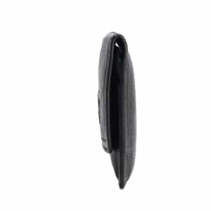Leather Ettiquette Compact Wallet Case & Card Holder Set Black, view 6