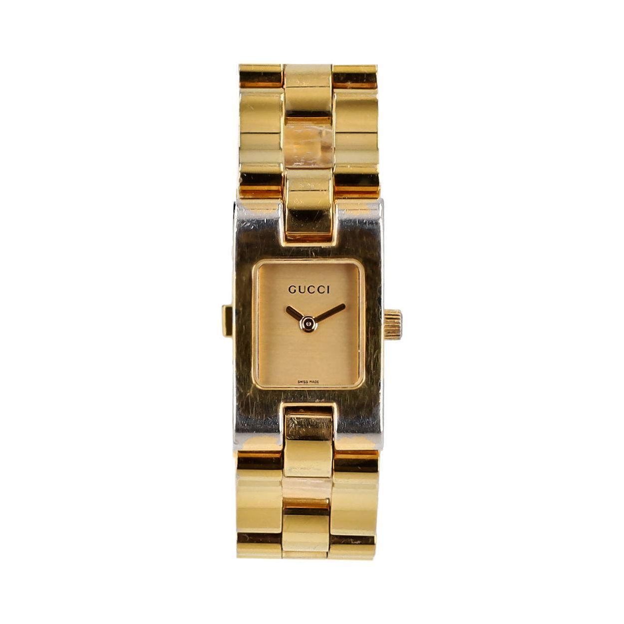 GUCCI時計 2305L GUCCI Stainless Steel Square Face Quartz Analog Watch 2305L