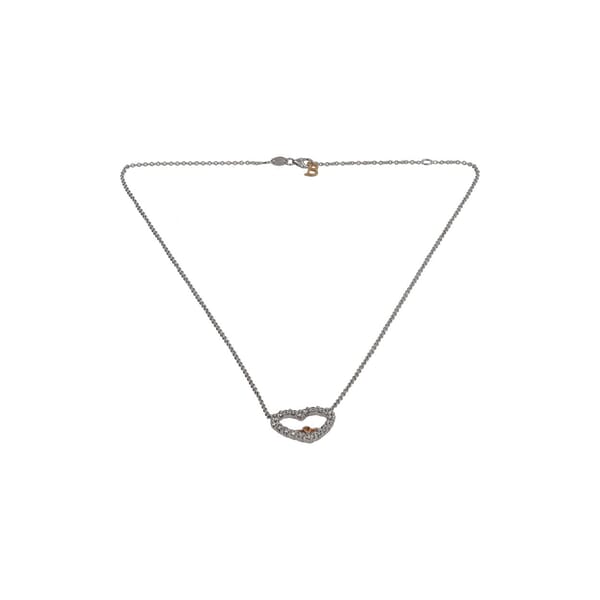 Gold Diamond Heart Necklace