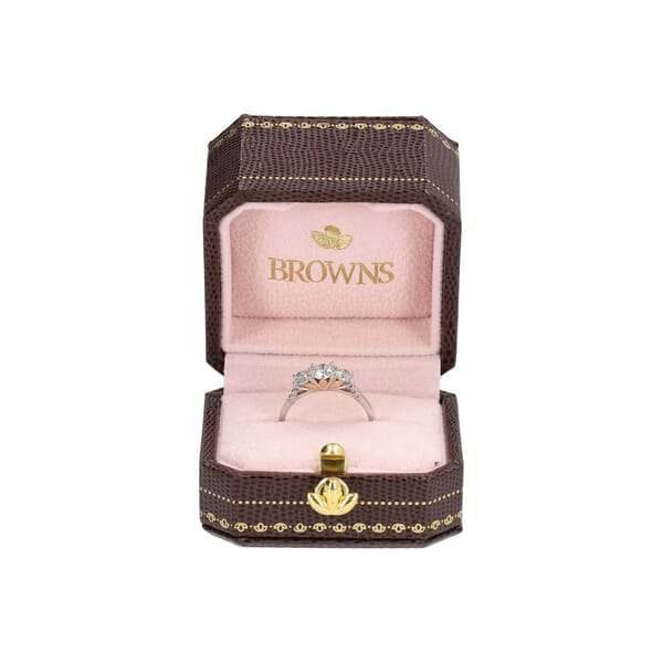 Platinum Protea Trilogy Ring