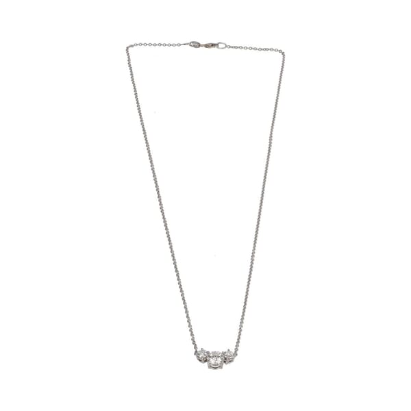 Vintage White Gold Classic Claw Set Diamond Pendant