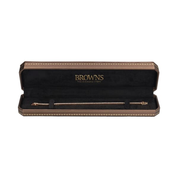 Rose Gold Diamond Tennis Bracelet