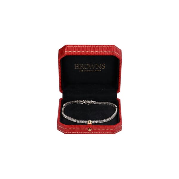 White Gold/Diamond Classic Tennis Bracelet