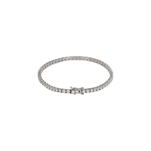 White Gold/Diamond Classic Tennis Bracelet