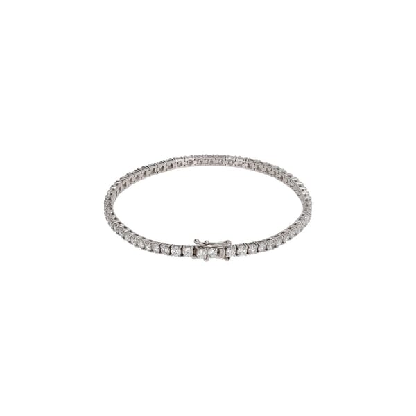 White Gold/Diamond Classic Tennis Bracelet
