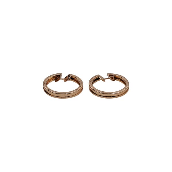 Pink Gold BZero1 Hoop Earrings