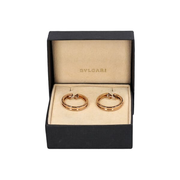 Pink Gold BZero1 Hoop Earrings