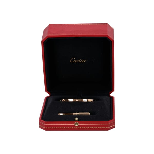 Rose Gold Diamond Love Bracelet Small Model