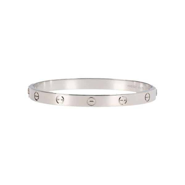 White Gold Love Bracelet Classic Model