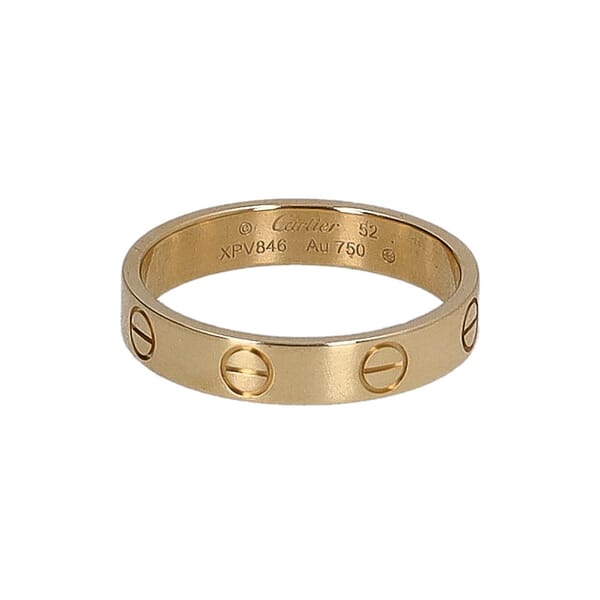 Yellow Gold Love Wedding Band