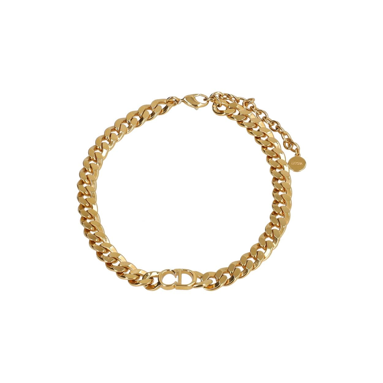 Metal 30 Montaigne Choker Necklace Gold Tone
