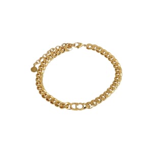 Metal 30 Montaigne Choker Necklace Gold Tone, view 2