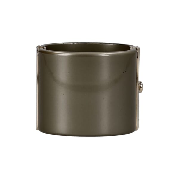 Resin CC Hinged Cuff Bangle Sage/Gold Tone