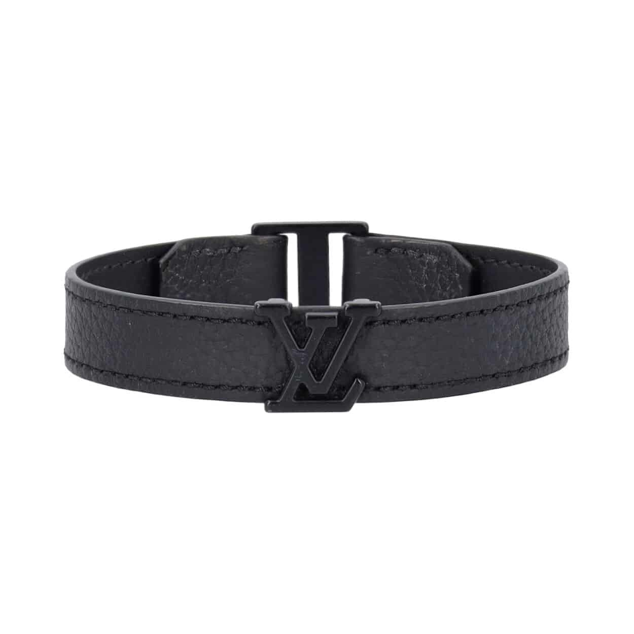 LOUIS VUITTON Leather LV Bloom Bracelet | Luxity