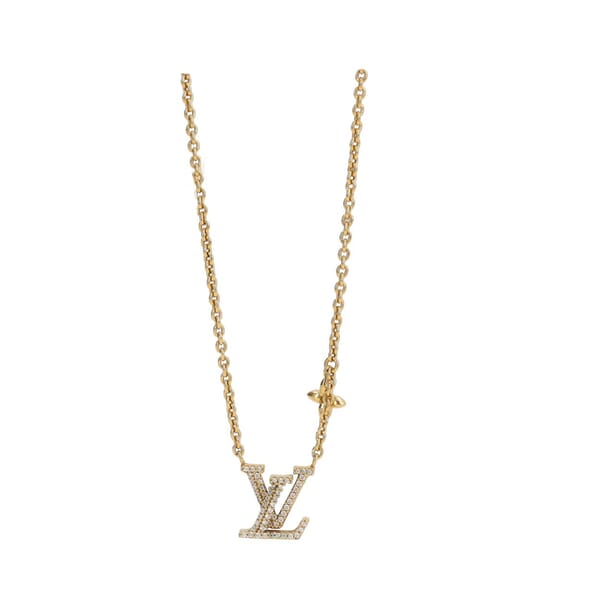 Iconic LV Necklace Gold Tone