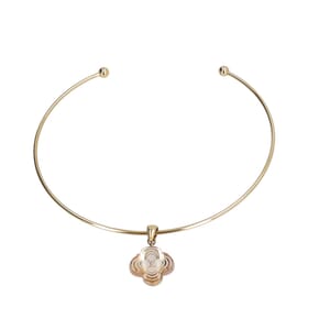 Metal A La Folie Choker Gold Tone