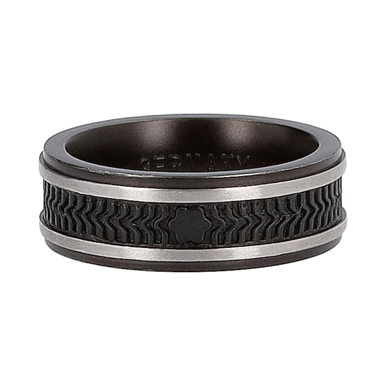 MONTBLANC Stainless Steel/Rubber Ring Black | Luxity