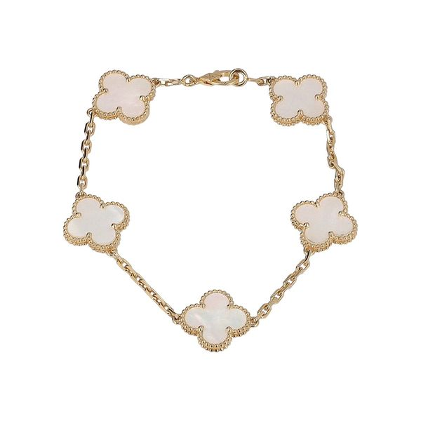Mother of Pearl Vintage Alhambra 5 Motifs Bracelet