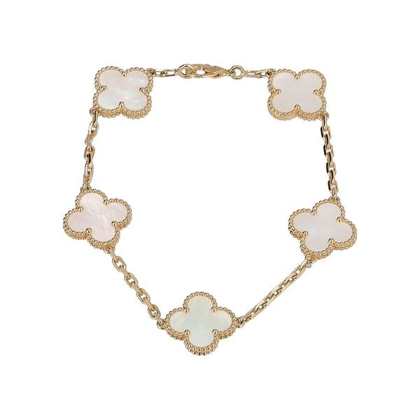 Mother of Pearl Vintage Alhambra 5 Motifs Bracelet