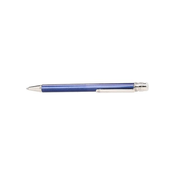 Santos De Cartier Ballpoint Pen Blue Lacquer