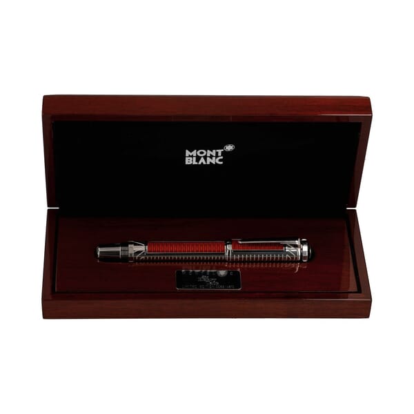 Platinum/Quilloched Lacquer Sir Henry Tate Fountain Pen