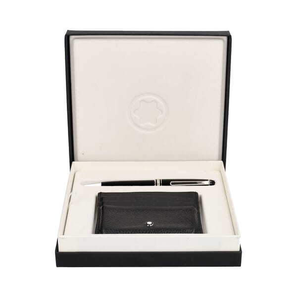 Meisterstuck Ballpoint Pen/Cardholder Set Black