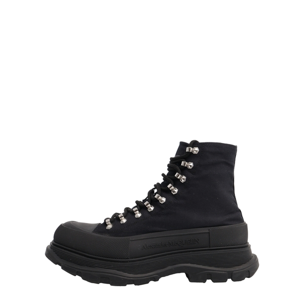 Canvas Tread Slick Boots Black