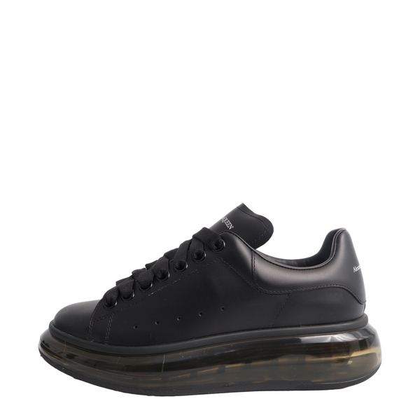Leather Oversized Sneakers Black