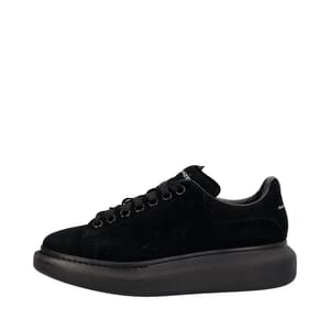Suede Oversized Sneakers Black, view 2