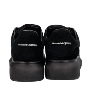 Suede Oversized Sneakers Black, view 4