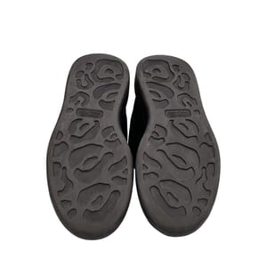 Suede Oversized Sneakers Black, view 5
