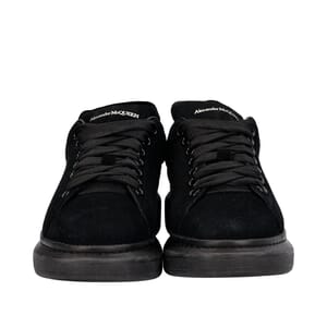 Suede Oversized Sneakers Black, view 3