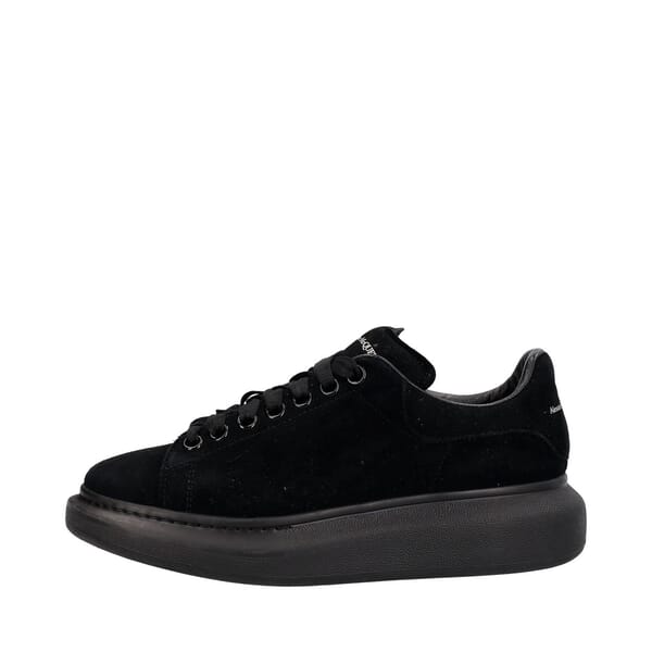 Suede Oversized Sneakers Black