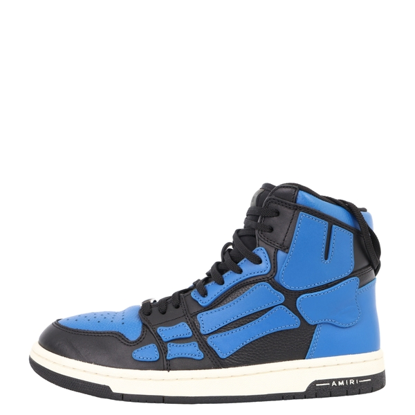 Leather Skel High-Top Sneakers Blue/Black