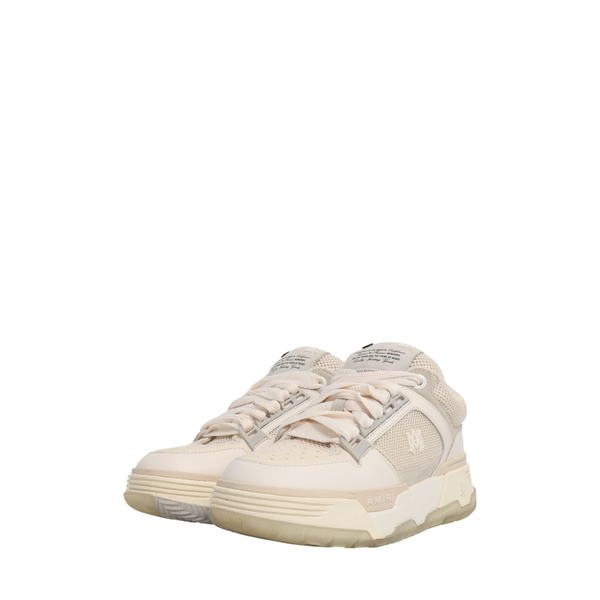Mixed Material MA-1 Sneakers White/Cream