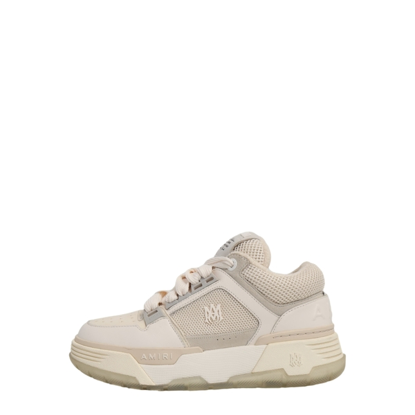 Mixed Material MA-1 Sneakers White/Cream
