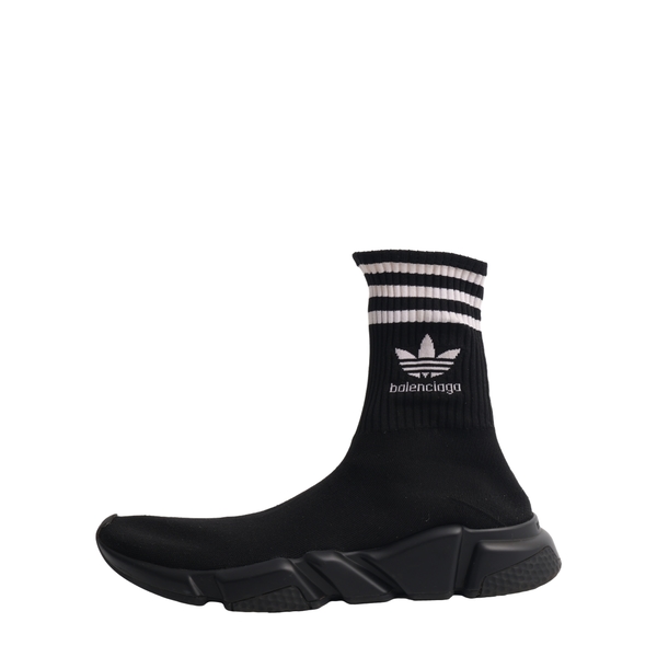x ADIDAS Knit Sock Speed Sneakers Black