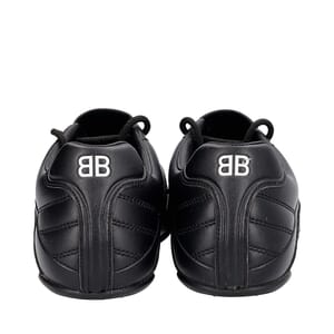 Leather Zen Sneakers Black, view 4