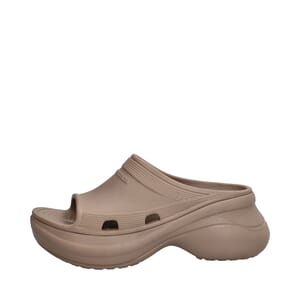 x CROCS Rubber Pool Slide Sandals Beige, view 2
