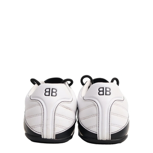 Leather Zen Sneakers White/Black, view 4