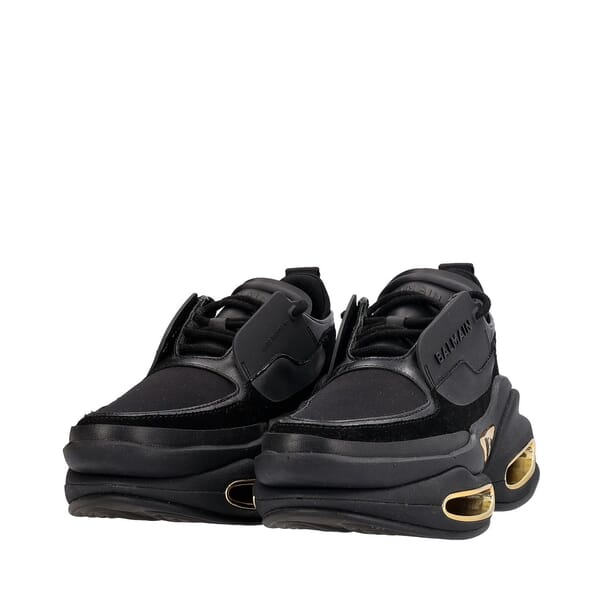 Mixed Material B-Bold Sneakers Black