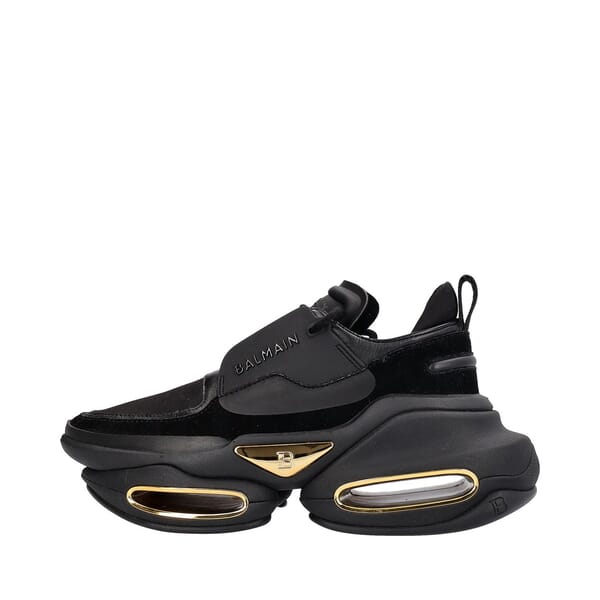 Mixed Material B-Bold Sneakers Black